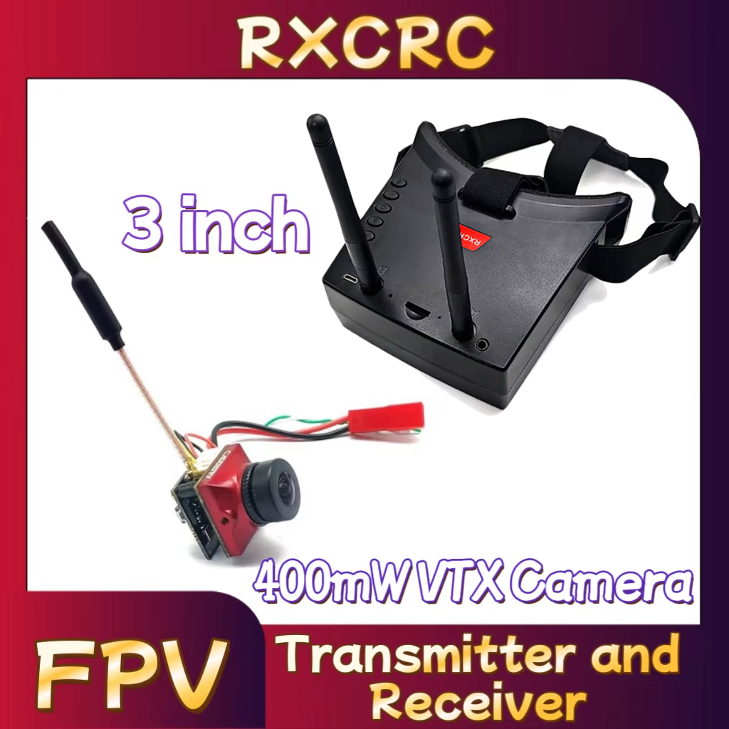 كاميرا RXCRC 5.8G وحدة إرسال 4 - مراجعة Fpv Drone Goggles وسعره
