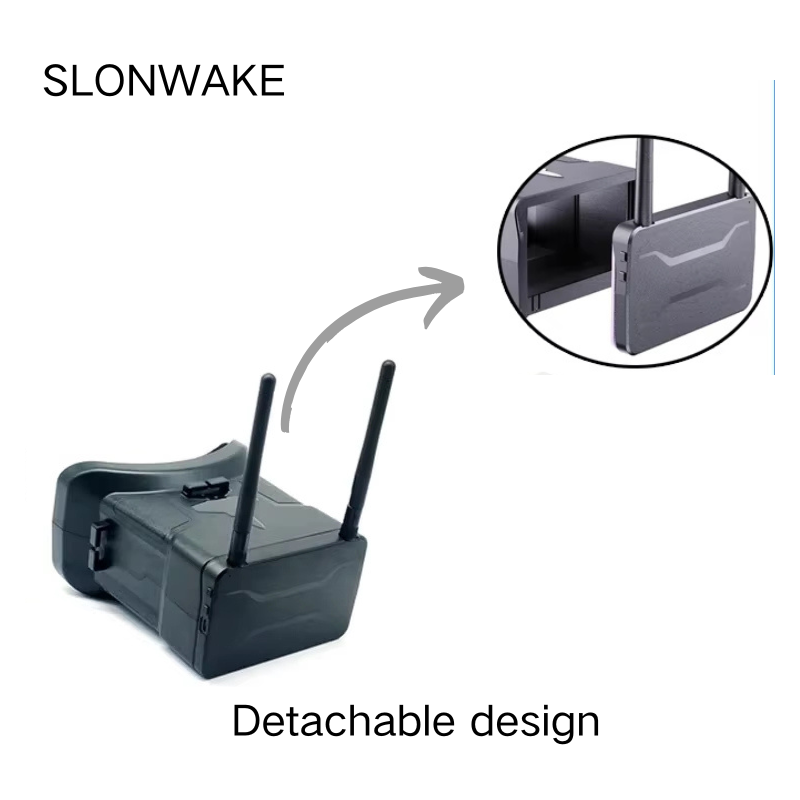 نظارات FPV بتردد 5.8 جيجاهرتز، - مراجعة Fpv Drone Goggles وسعره
